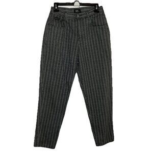 Y2K NY Jeans Plaid Jeans‎ Womens High Rise Downtown Soft Grunge Vintage Black